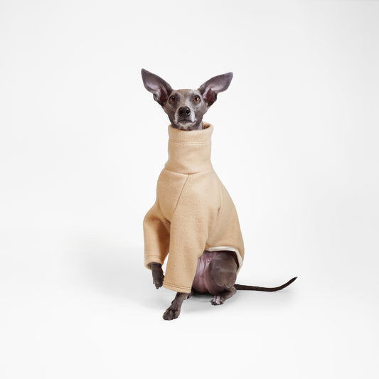 CRÈME BRÛLÉE - Wool-Look Dog Jumper