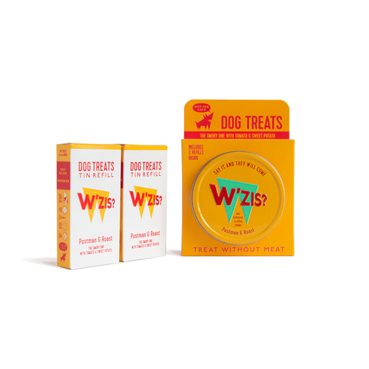 Dog treats with two refills
