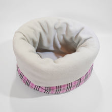 Load image into Gallery viewer, LÈ SAC - Dog Snuggle Sack (Pink Tartan)
