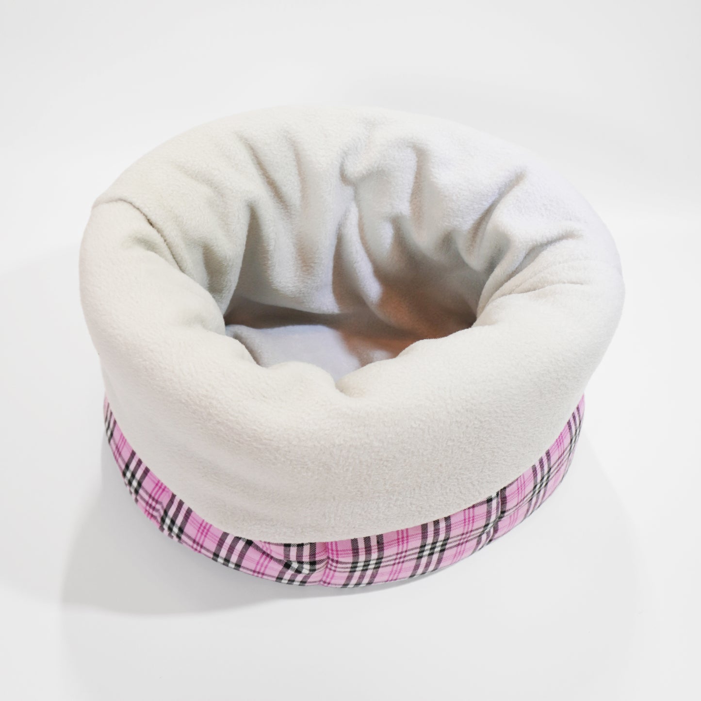 Top view of folded portable pet snuggle sack by LE PUP.