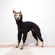 Load image into Gallery viewer, Luxury Italian Greyhound Black Sweatshirt By Le Pup London
