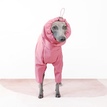 Load image into Gallery viewer, Italian greyhound and whippet waterproof dog coat with legs by Le Pup
