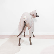Load image into Gallery viewer, Cute Italian greyhound and whippet waterproof dog coat with collar hole by LE PUP
