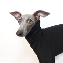 Load image into Gallery viewer, Tofu the Italian Greyhound wearing Le Pup&#39;s Handmade Eco Friendly MOCHI Dog Onesie
